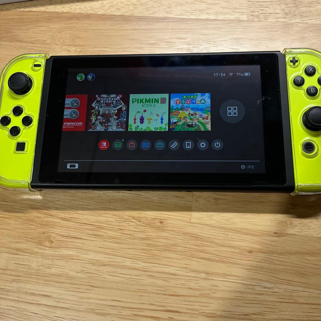 Nintendo Switch 本体 ライトグリーンJoy-Con付き