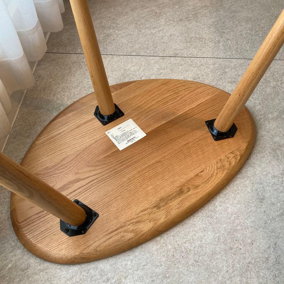 サイドテーブル2脚　ネストテーブル風　オーク無垢材