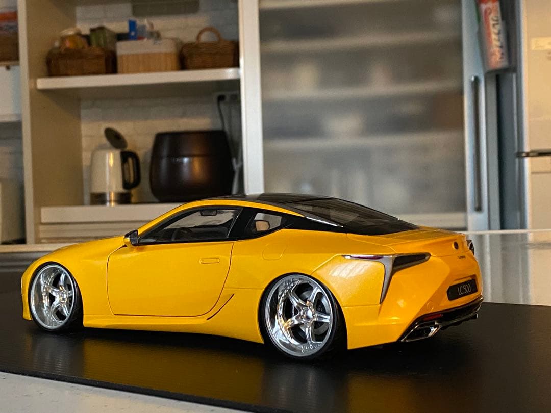 LC500 1/18 ディスプレイモデル　23インチオリジナルカスタム