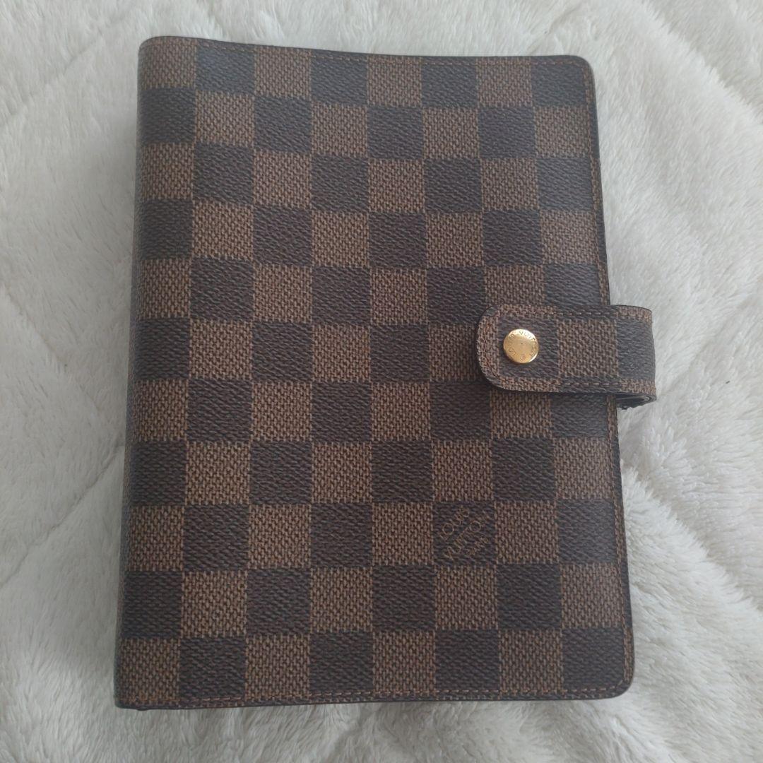 ルイヴィトン ダミエ柄 手帳カバー