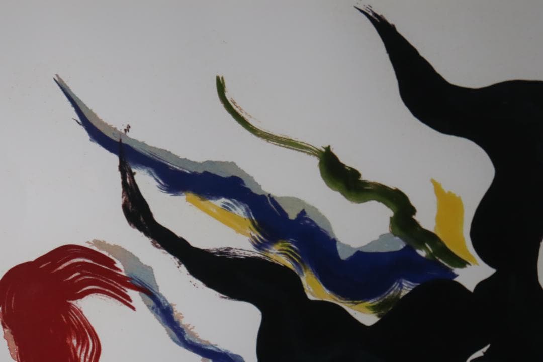 真作保証 岡本太郎 「黒い太陽」 大判 限定セリグラフ サイン有 岡本太郎代表作