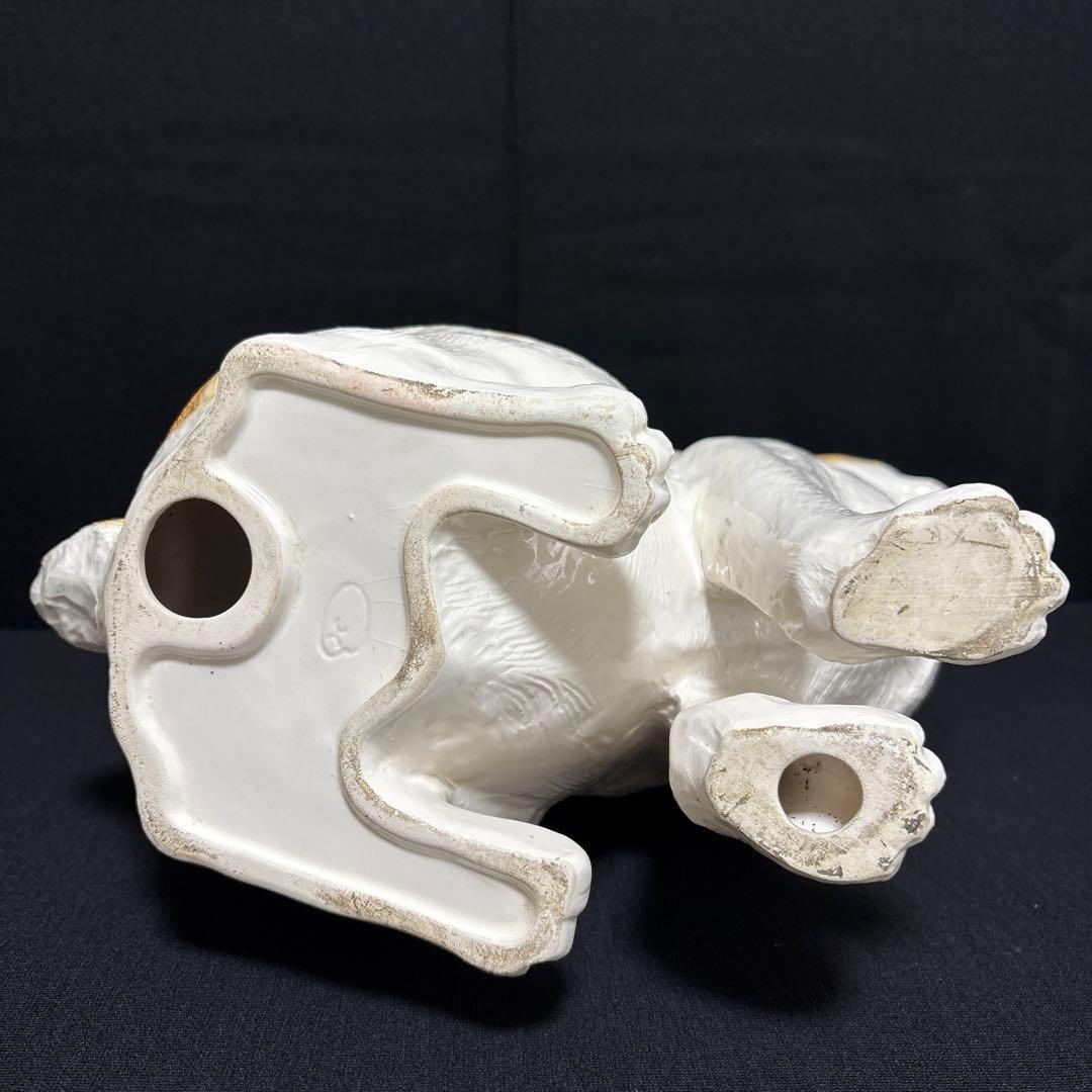 大きな三毛猫ちゃん陶器高さ39センチ