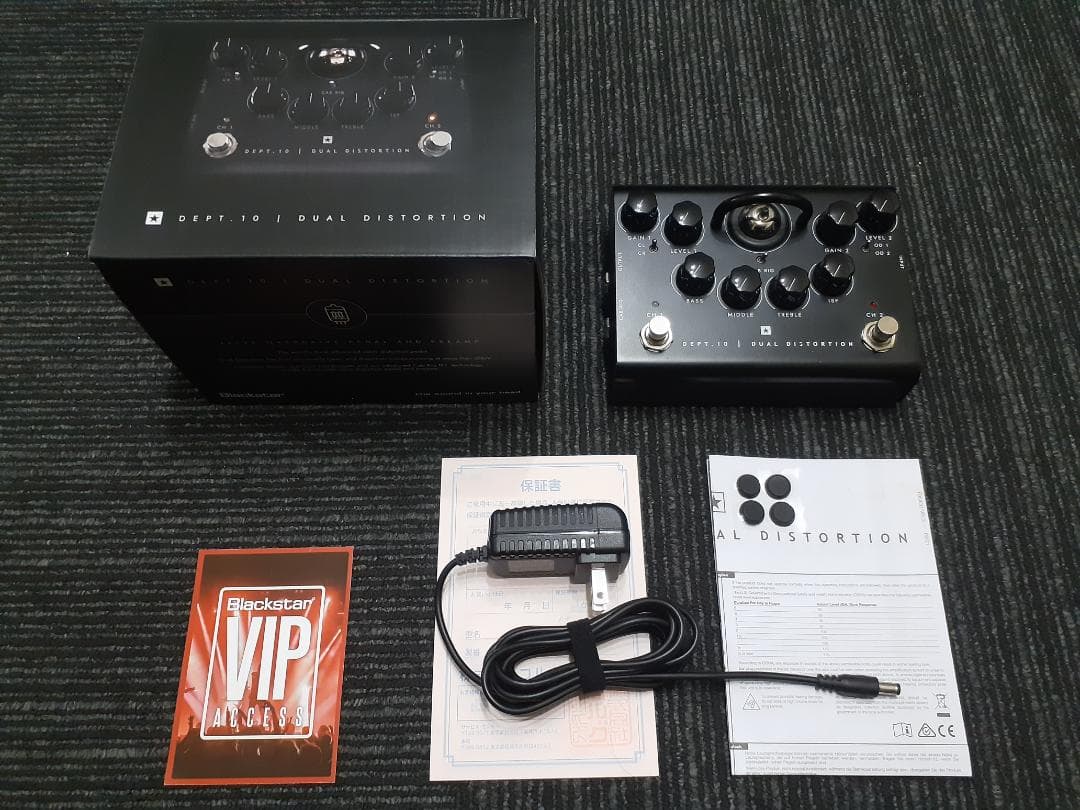 BLACKSTAR DEPT.10 Dual Distortion 真空管搭載