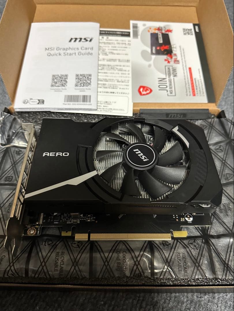 GEFORCE GTX 1650 MSI AERO ITX【完動品】