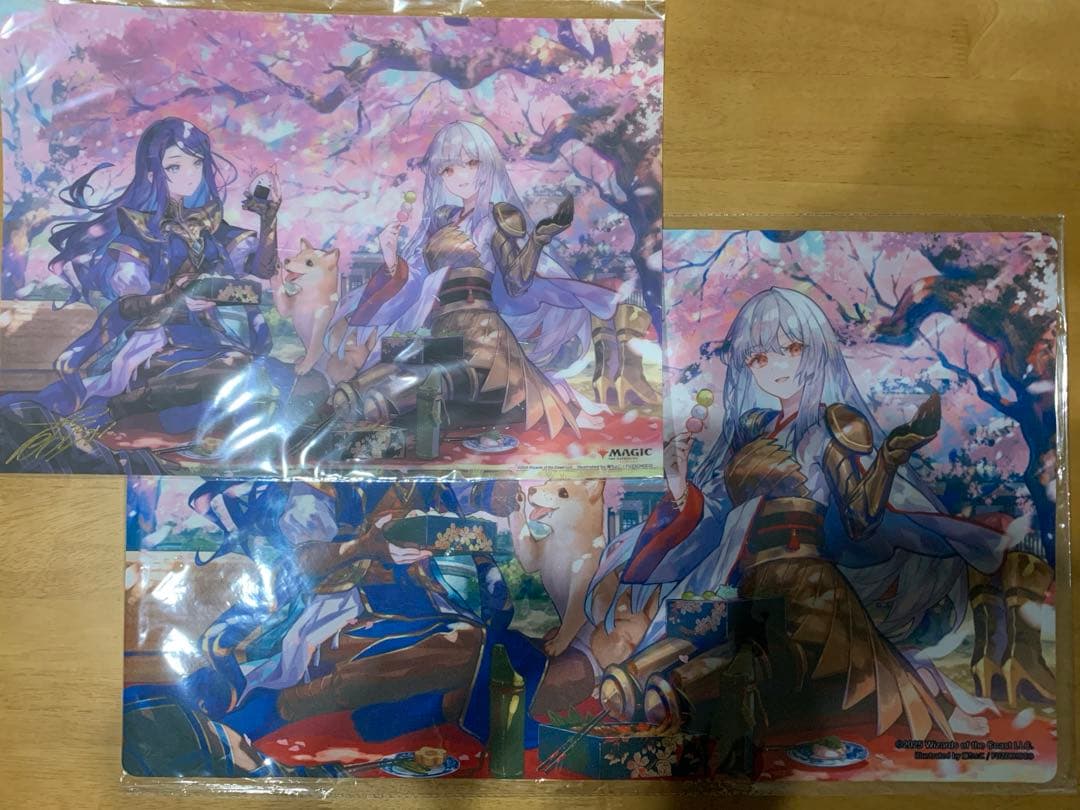 放浪皇のお花見 プレイマット＋ビジュアルボード