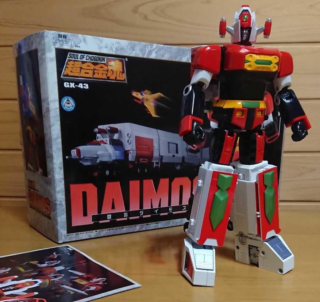 バンダイ　超合金魂GX-43 闘将ダイモス 変形合体精密モデル　中古品　１つ