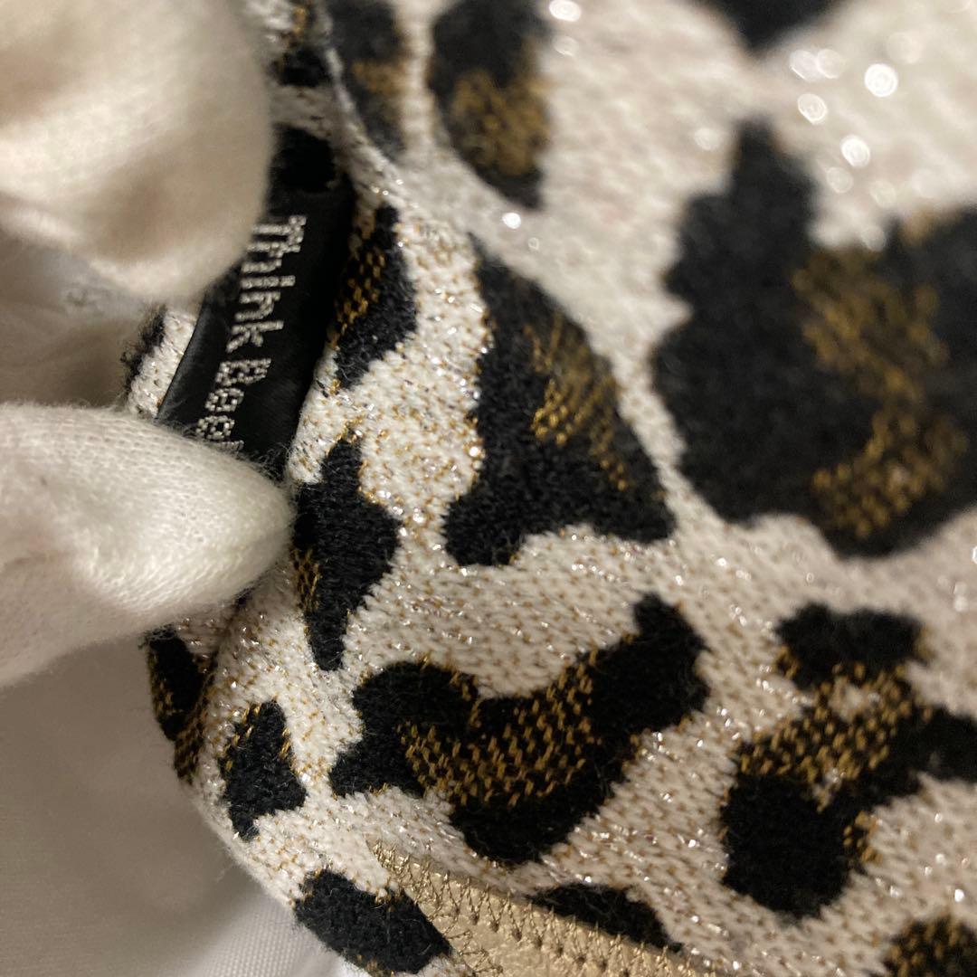 Think Bee ! ロッカーバッグ.パッチワークハンド.トート★レオパード