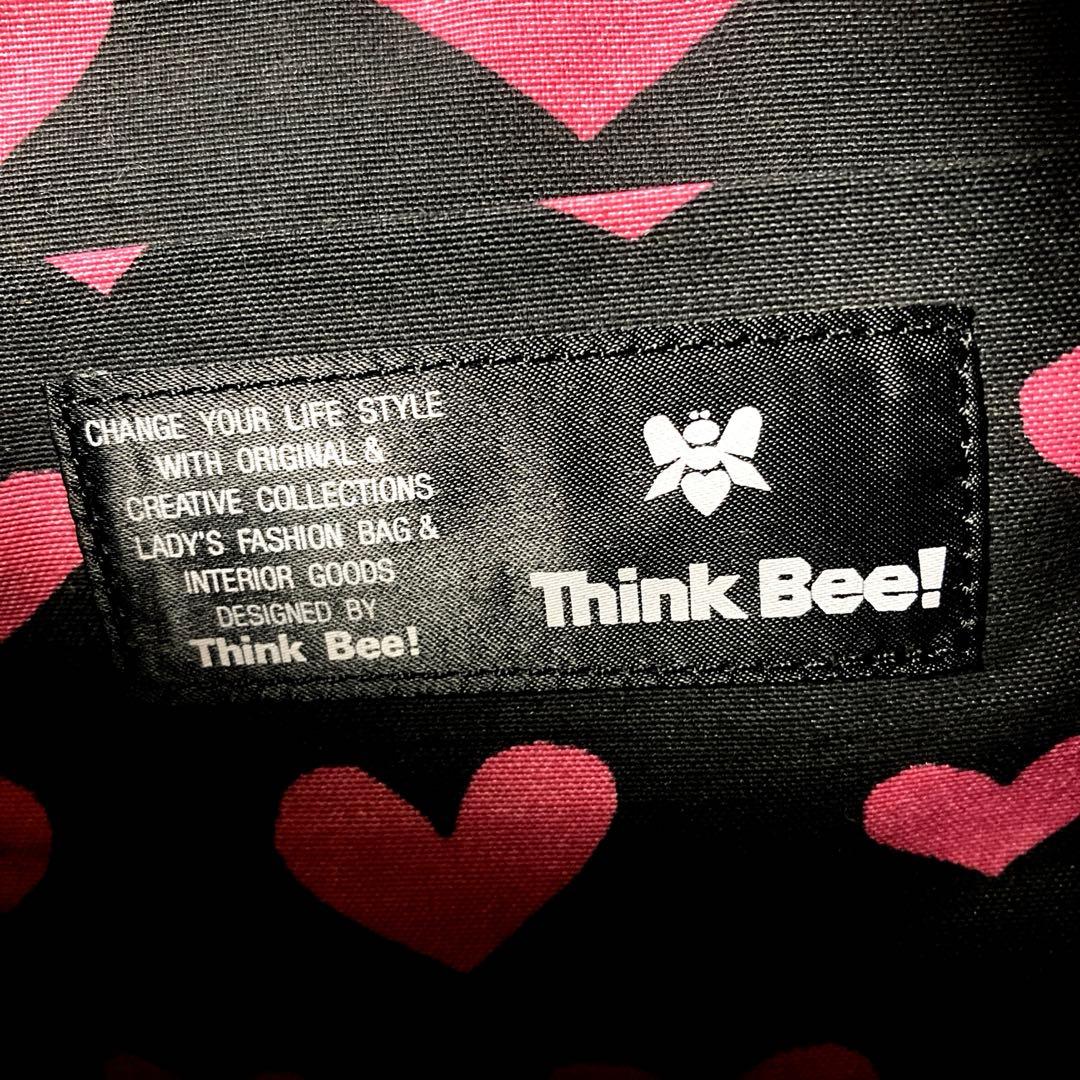 Think Bee ! ロッカーバッグ.パッチワークハンド.トート★レオパード
