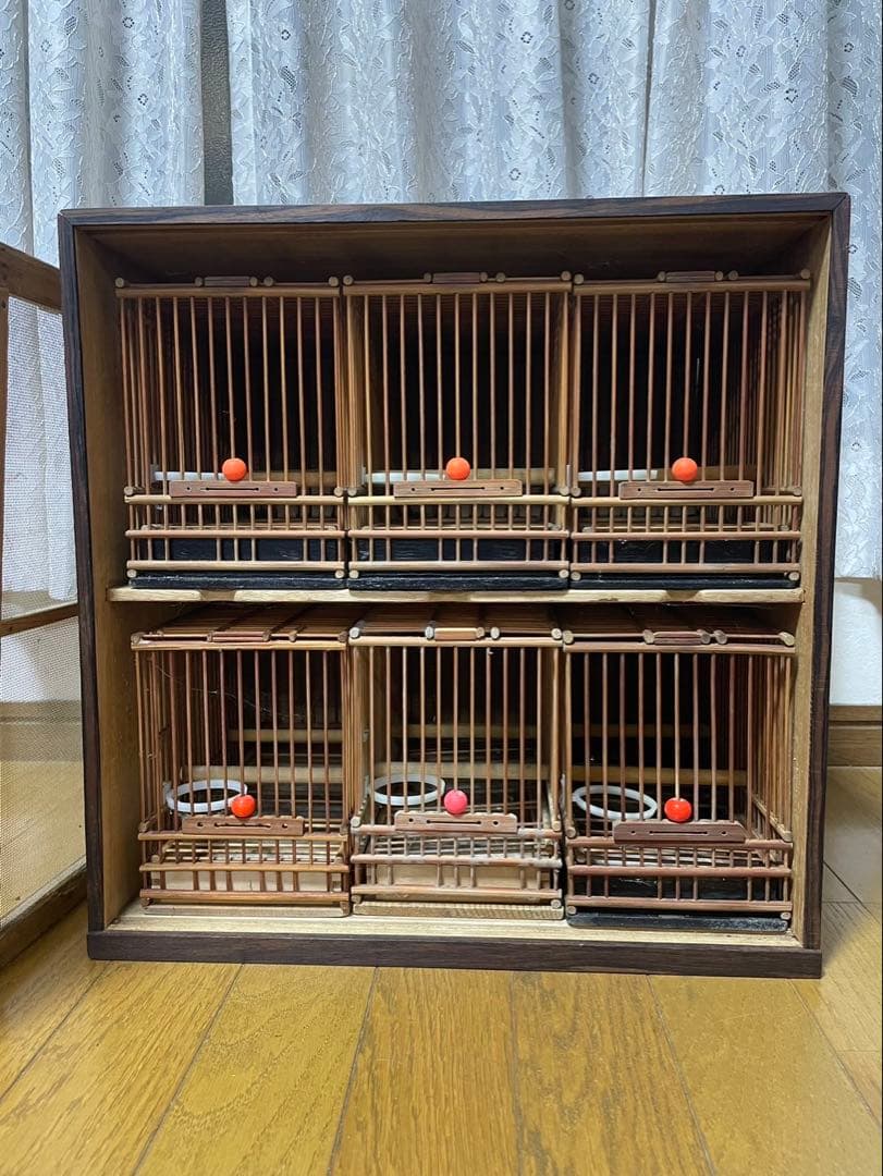メジロカゴ６個とケース