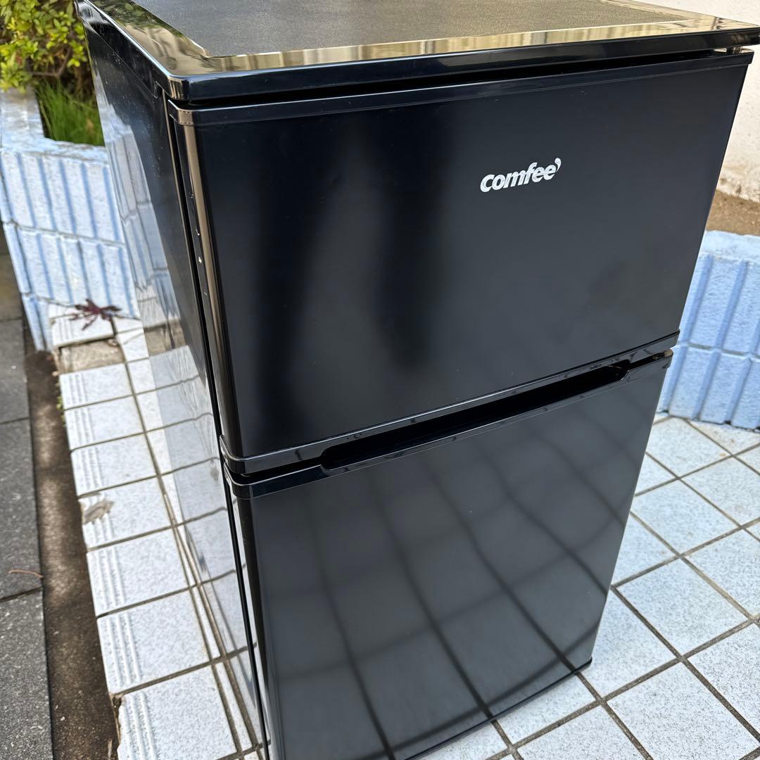 矢竹エリア内送料込comfee 冷蔵庫 RCT90BL(E) 90L