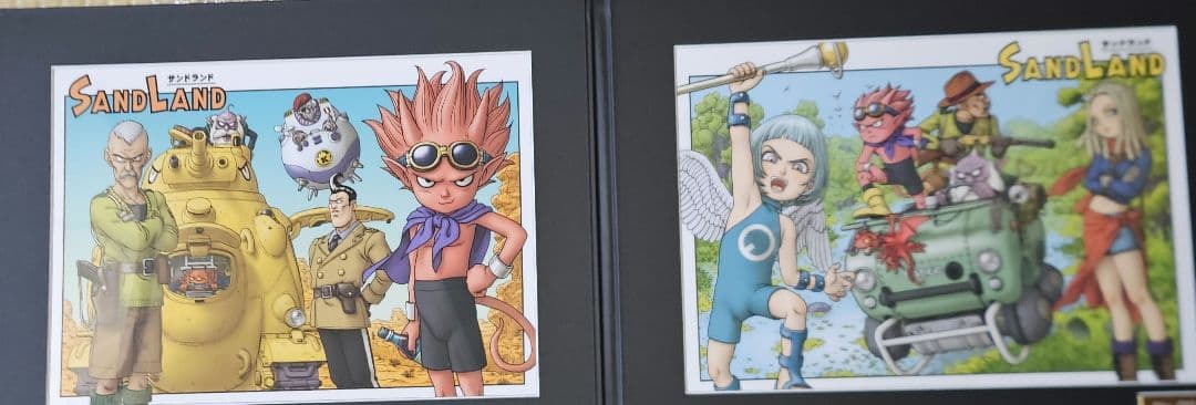 サンドランド　鳥山明描き下ろし　キャラファインフォリオ　キャラファイングラフ