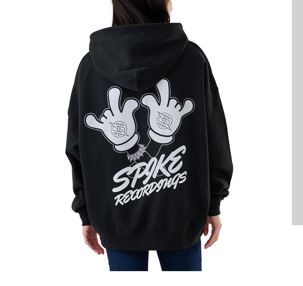 SPIKE RECORDINGS HISASHI Hand Signパーカー