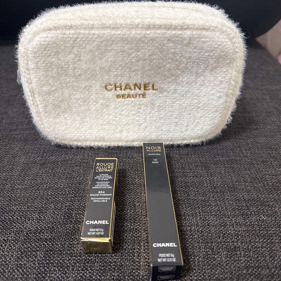 CHANEL クリスマスコフレリップ　マスカラ