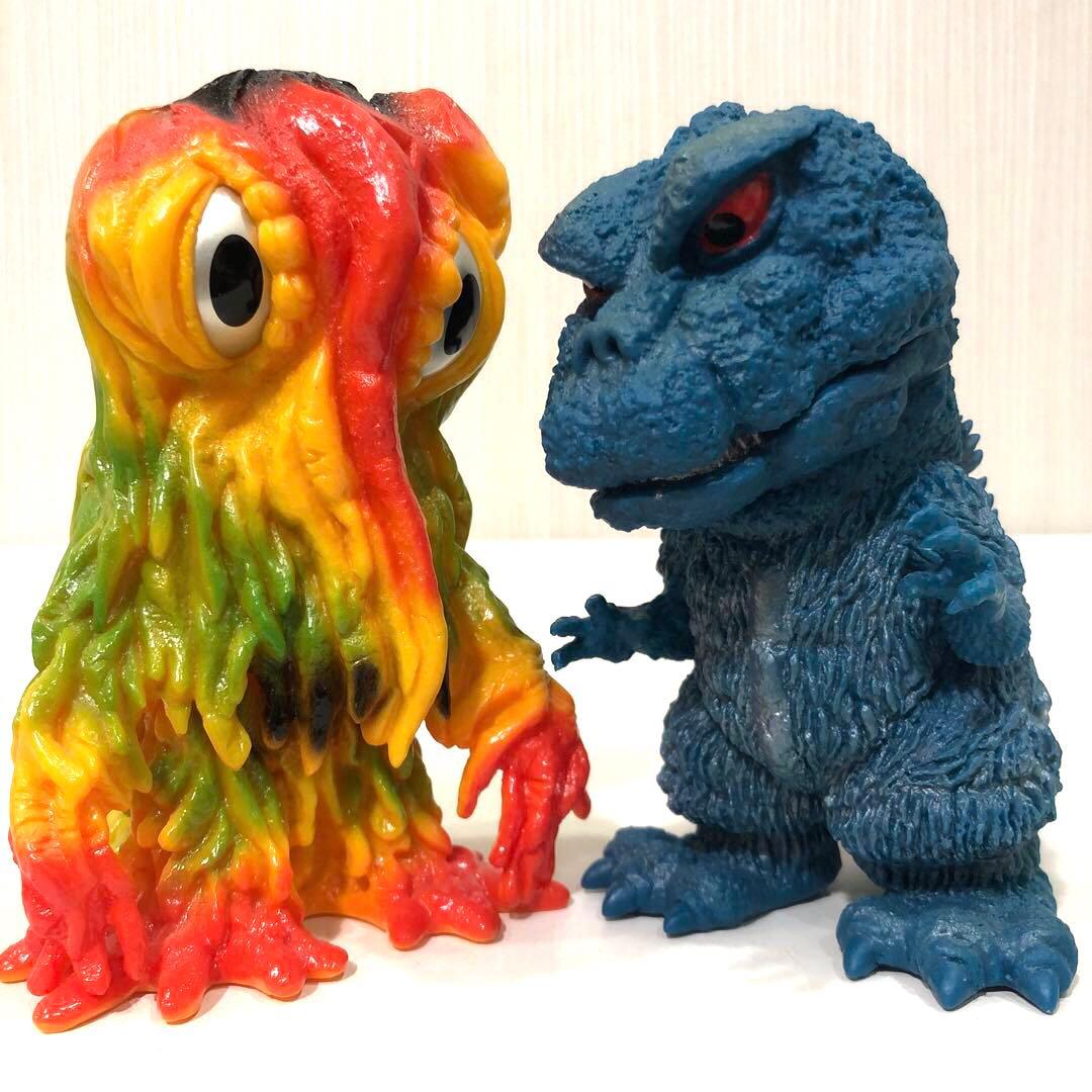 デフォリアル　ゴジラ対ヘドラ　ブルマァクカラーカラーセット