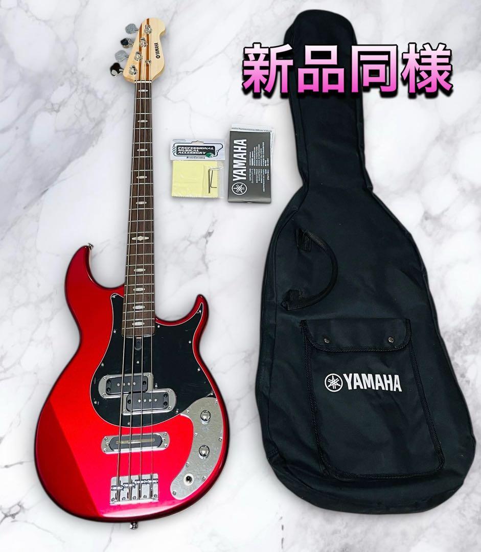 （新品同様）YAMAHA BB424X エレキベース レッドメタリック色