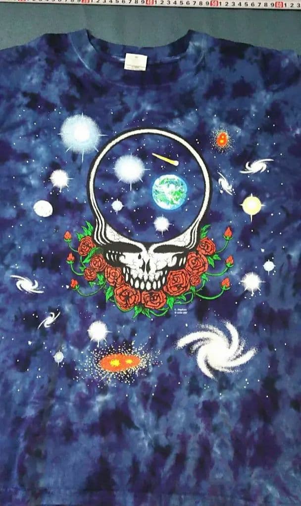 グレートフルデッド、TIEDYEロングスリーブプリントてT-shirt