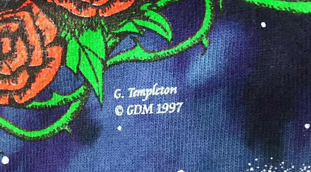 グレートフルデッド、TIEDYEロングスリーブプリントてT-shirt