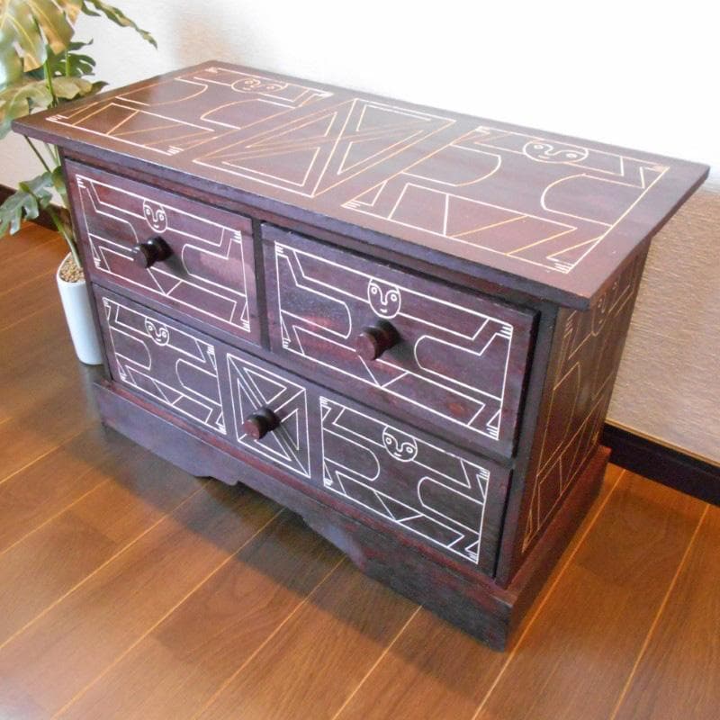 原人 バリ スタイル チェスト アジアン家具 バリ家具 収納家具 完成品家具