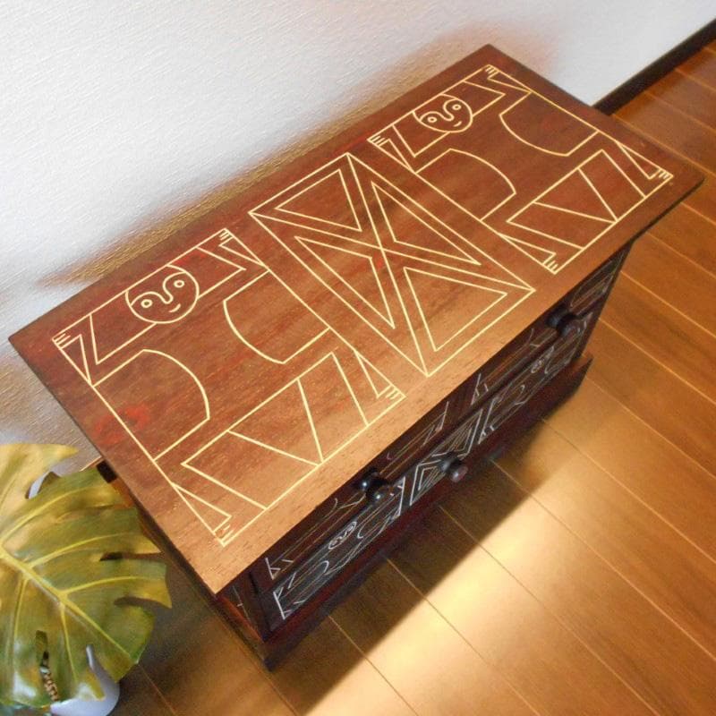 原人 バリ スタイル チェスト アジアン家具 バリ家具 収納家具 完成品家具