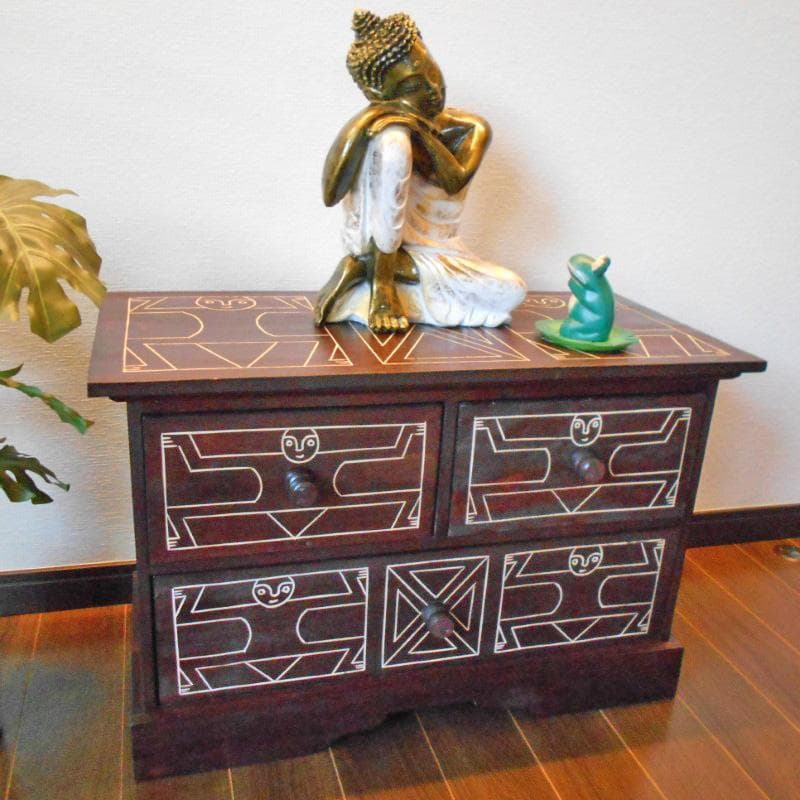原人 バリ スタイル チェスト アジアン家具 バリ家具 収納家具 完成品家具