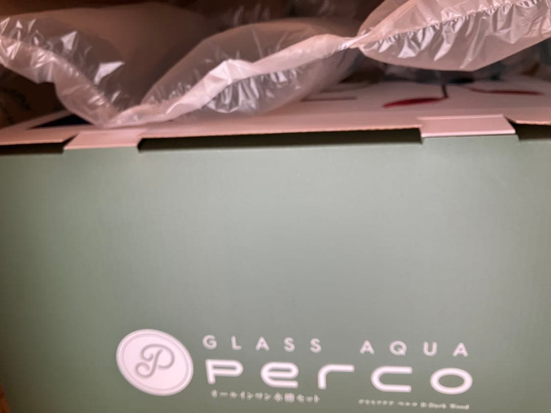 GEX GLASS AQUA PERCO 水槽セット ダークウッド