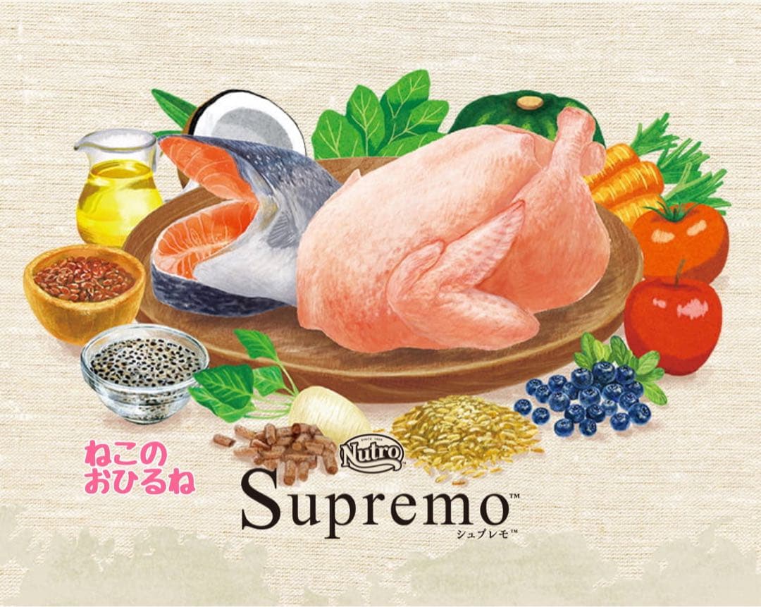 ニュートロシュプレモ　子猫用　（チキン&サーモン）　3kgパック×2袋