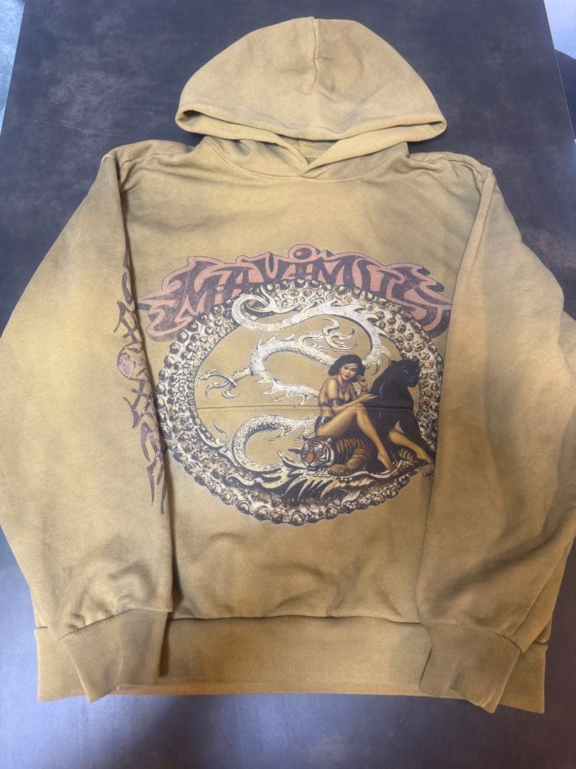 新品travis scott トラヴィススコット ライブ パーカーLサイズ②