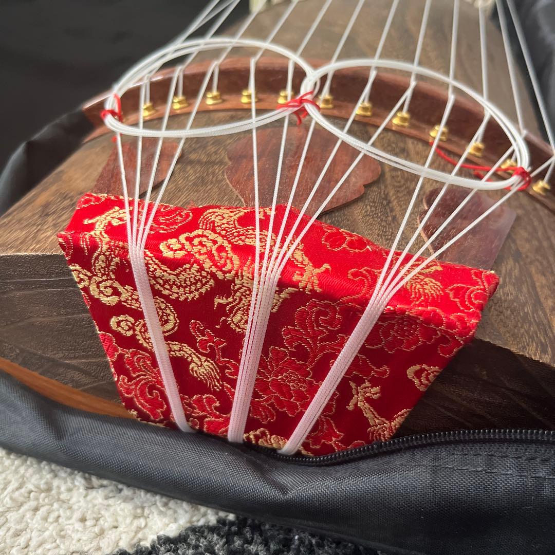 文化箏 大正琴 13弦 和楽器 美品 ソフトケース付 幅約93cm 1/2サイズ