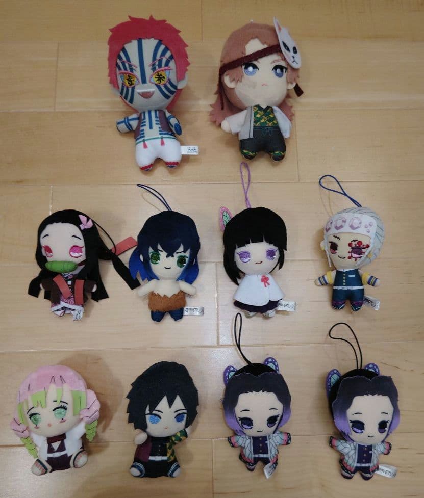 鬼滅の刃　ぬいぐるみ　10体セット　プライズ景品