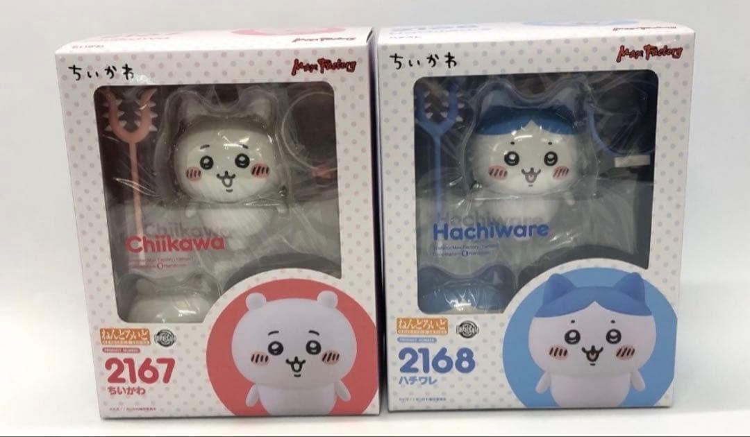 【新品未開封】ちいかわ 2167 ハチワレ 2168 ねんどろいど　セット