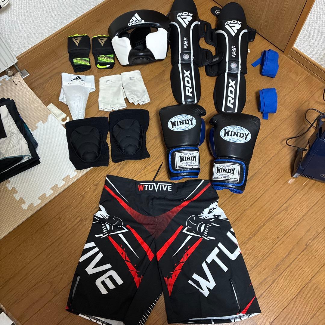 キックボクシング用具セット