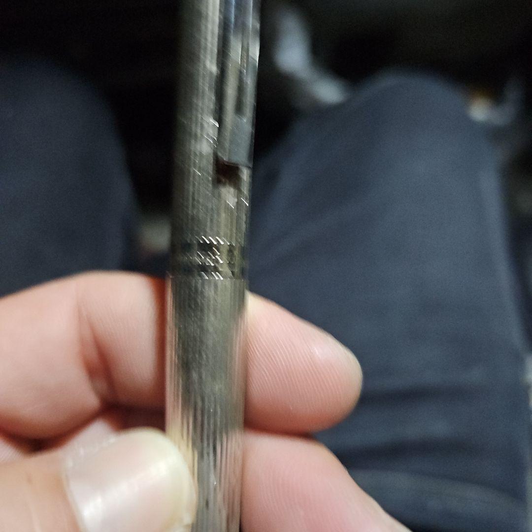 ☆希少☆シルバー ストライプ模様 万年筆