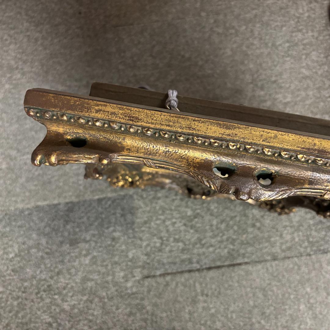 「真作」樋口 善一『戸隠の春』 風景画　油絵　絵画　油彩画　額装