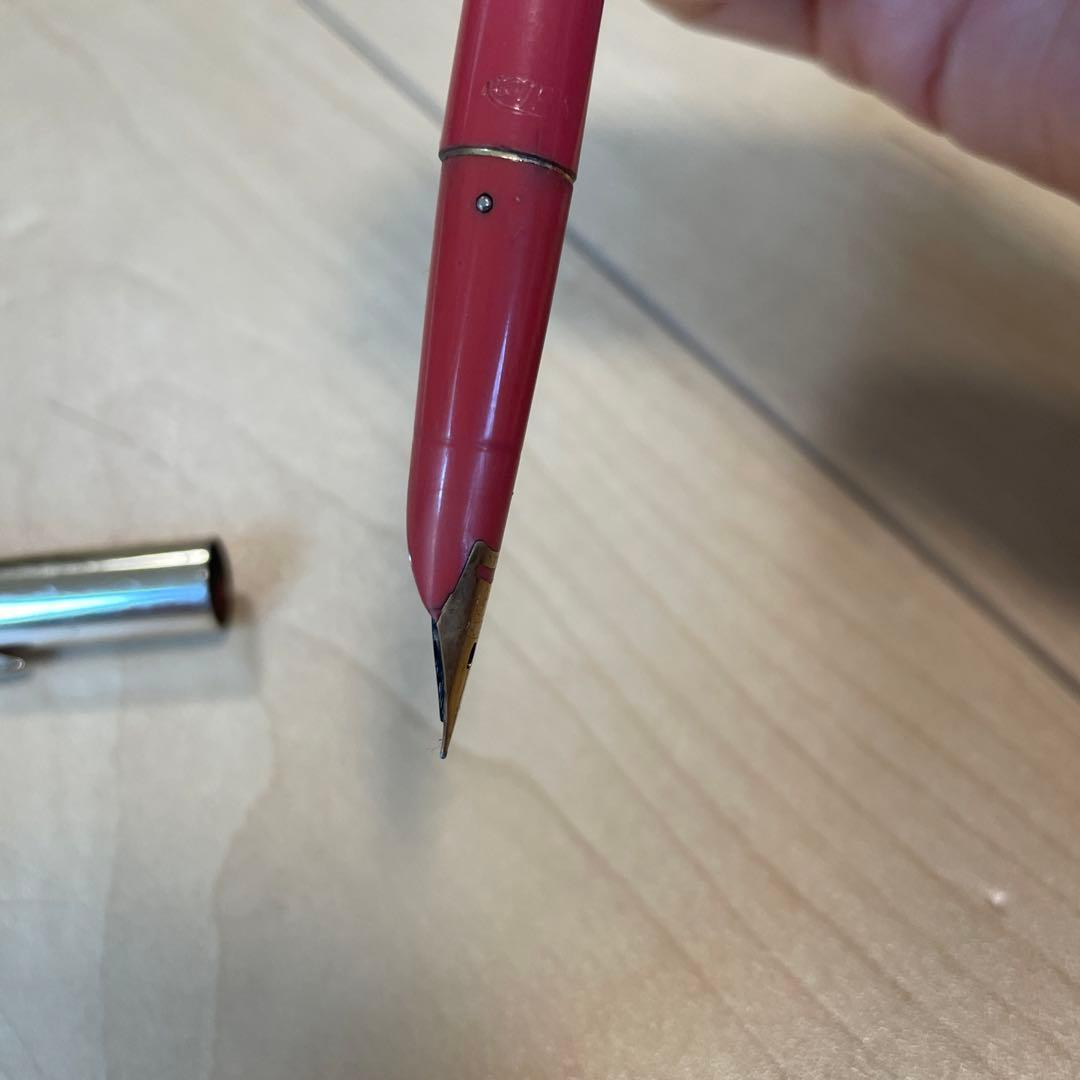 14K SAILOR &14K PLATINUM 万年筆ヴィンテージレトロ 。0