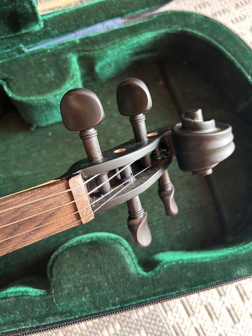 美品 Hallstatt ハルシュタット エレキバイオリンCV-210Eブラック