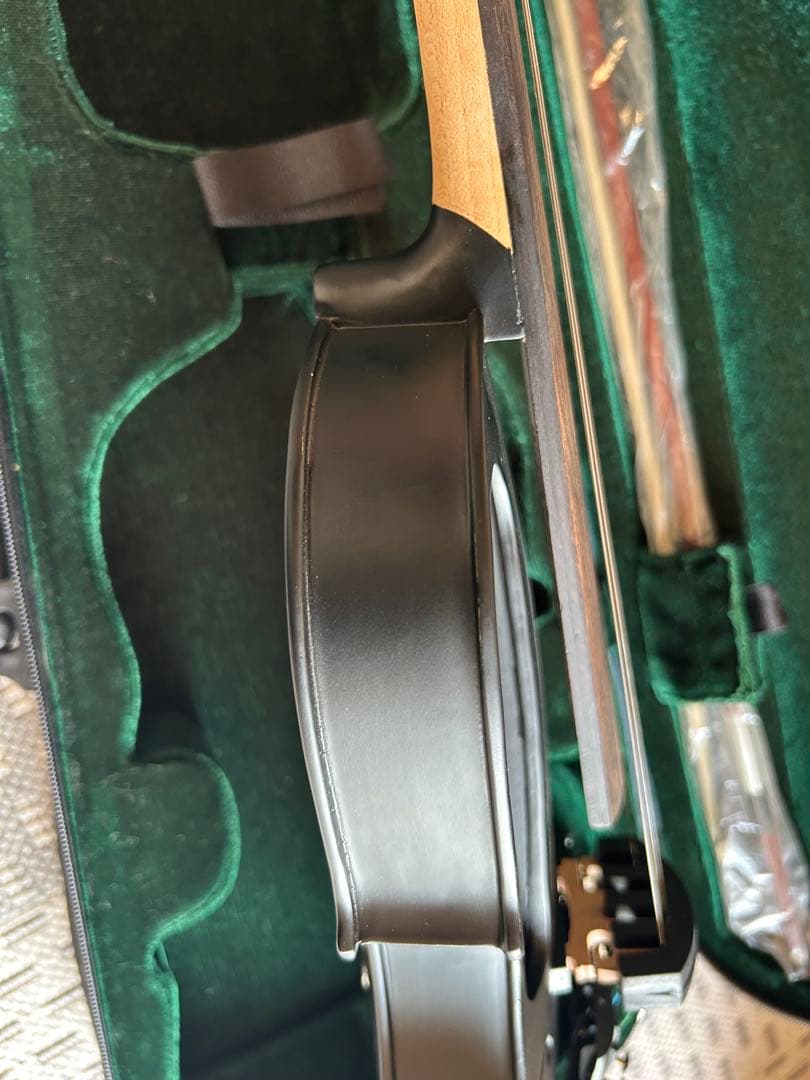 美品 Hallstatt ハルシュタット エレキバイオリンCV-210Eブラック