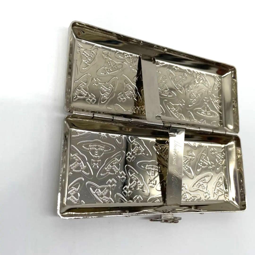 15318✨ヴィヴィアンウエストウッド オーブ総柄 シガレットケース シルバー