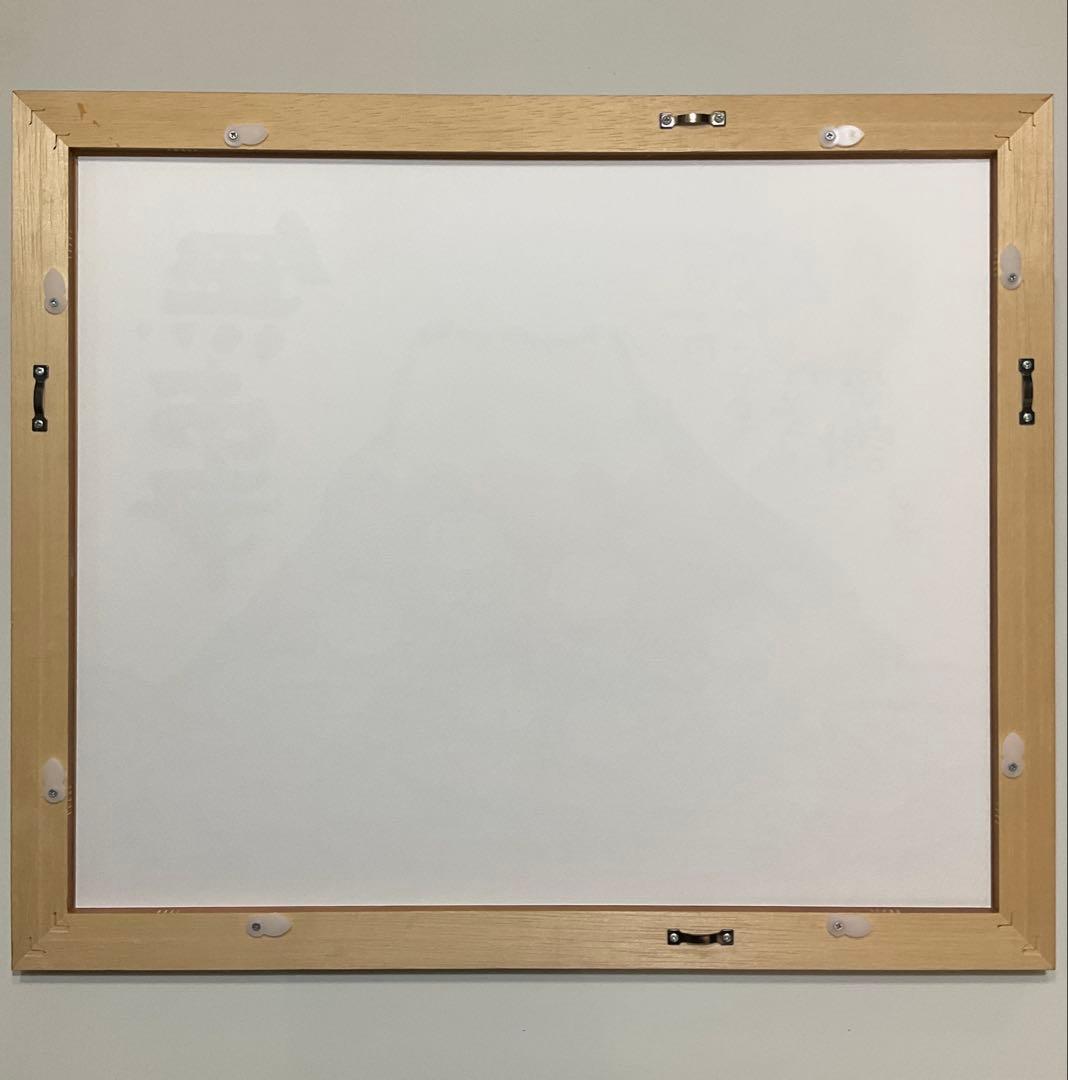 絵画・額縁・版画・安川眞慈・新品未使用・無事・赤富士・美術品・インテリア・雑貨