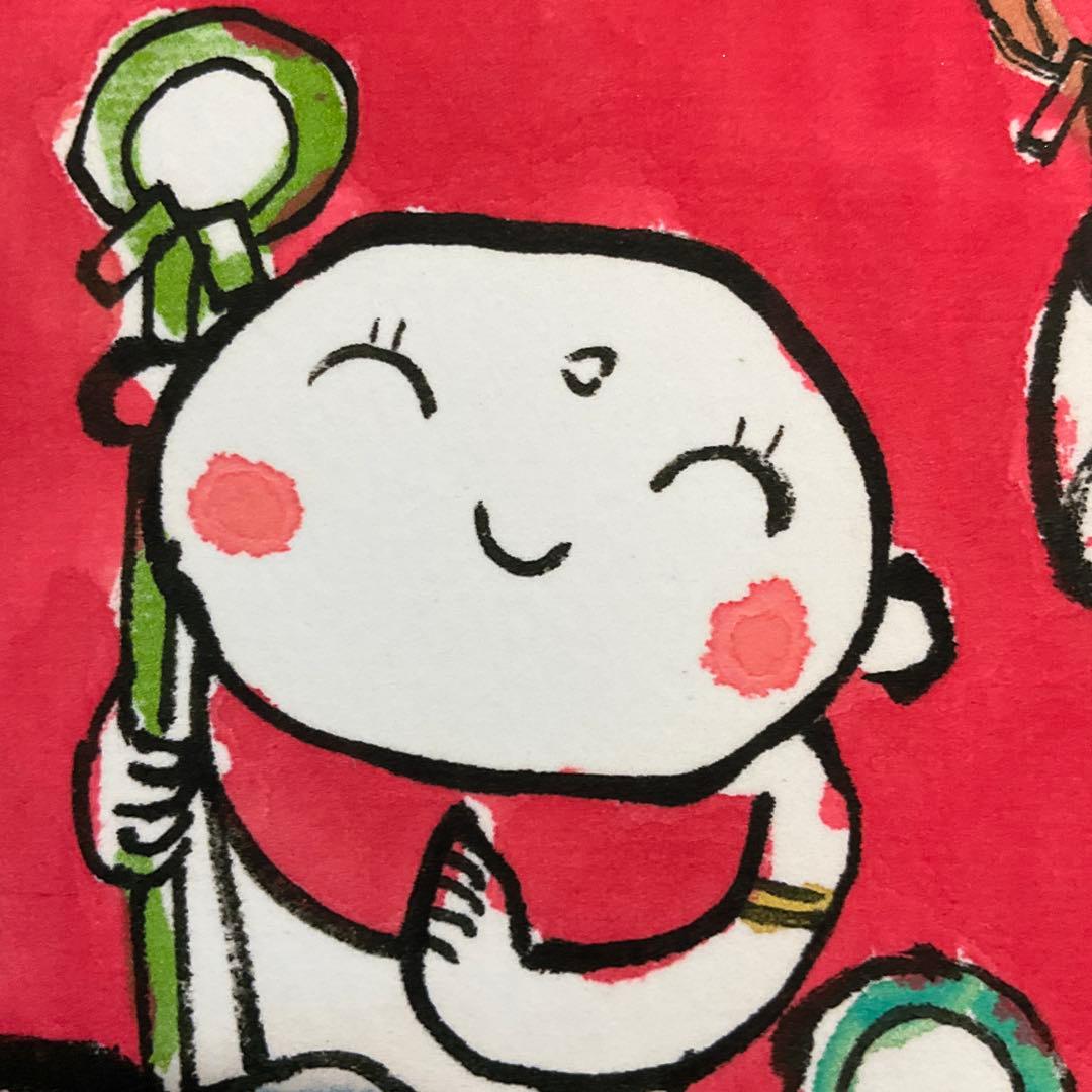 絵画・額縁・版画・安川眞慈・新品未使用・無事・赤富士・美術品・インテリア・雑貨