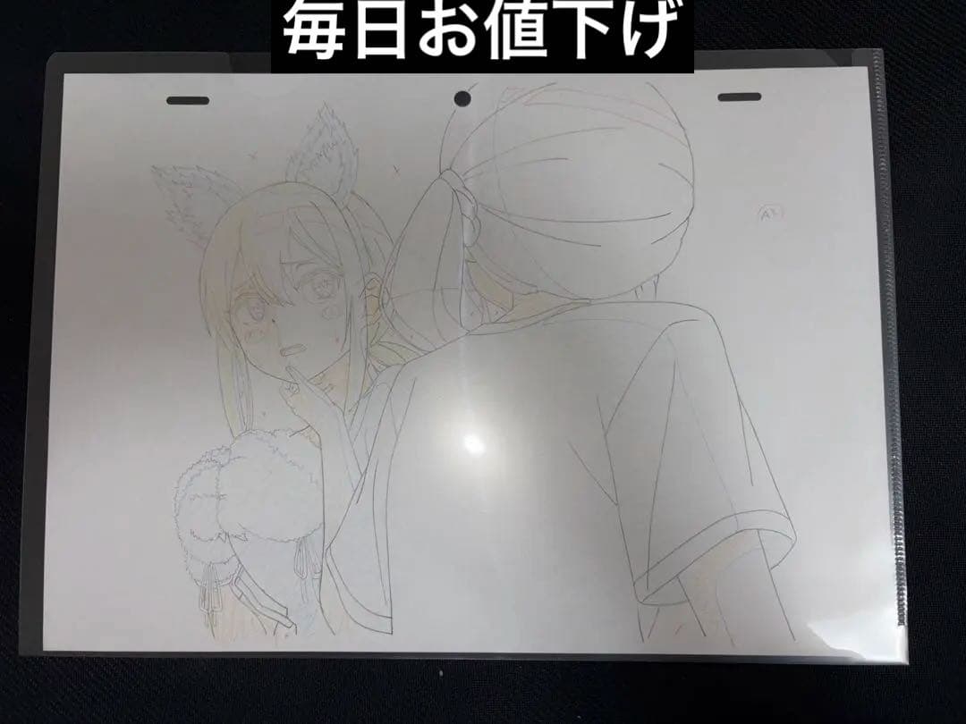 【非売品・1点物】ばっどがーる 生原画 水鳥亜鳥 猫耳 ワルラジ 会場限定