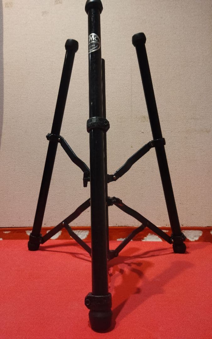 【マイネル】TMC 折りたたみ式コンガスタンド 黒（ジャンベにも使用可能）