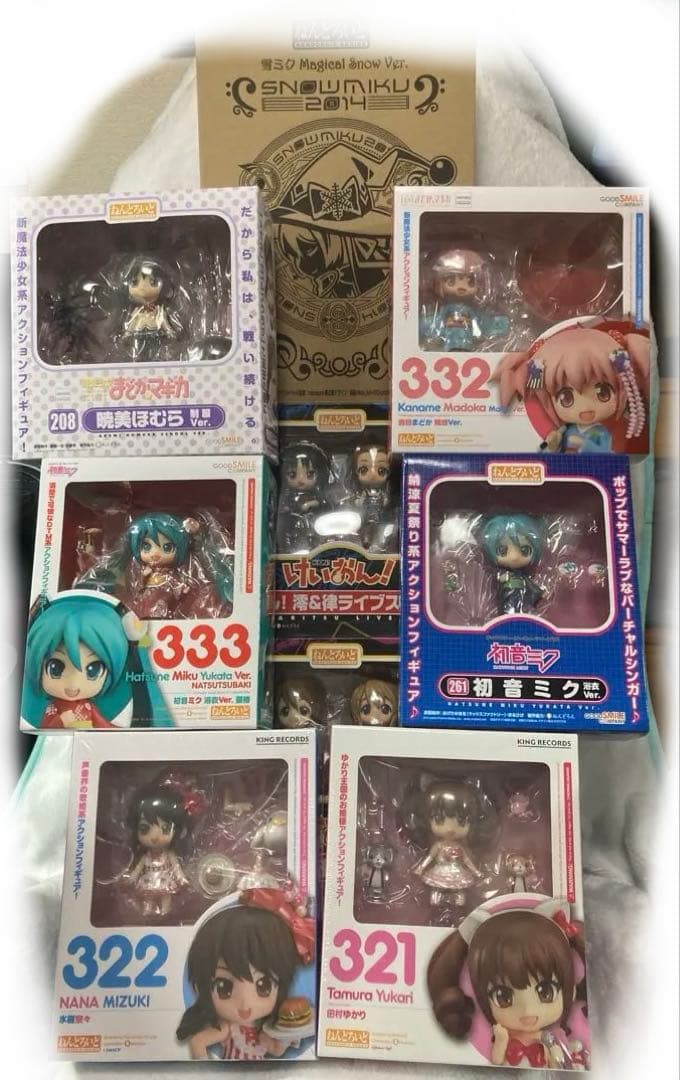 初音ミク・まどかマギカ等◆ねんどろいど９個セット