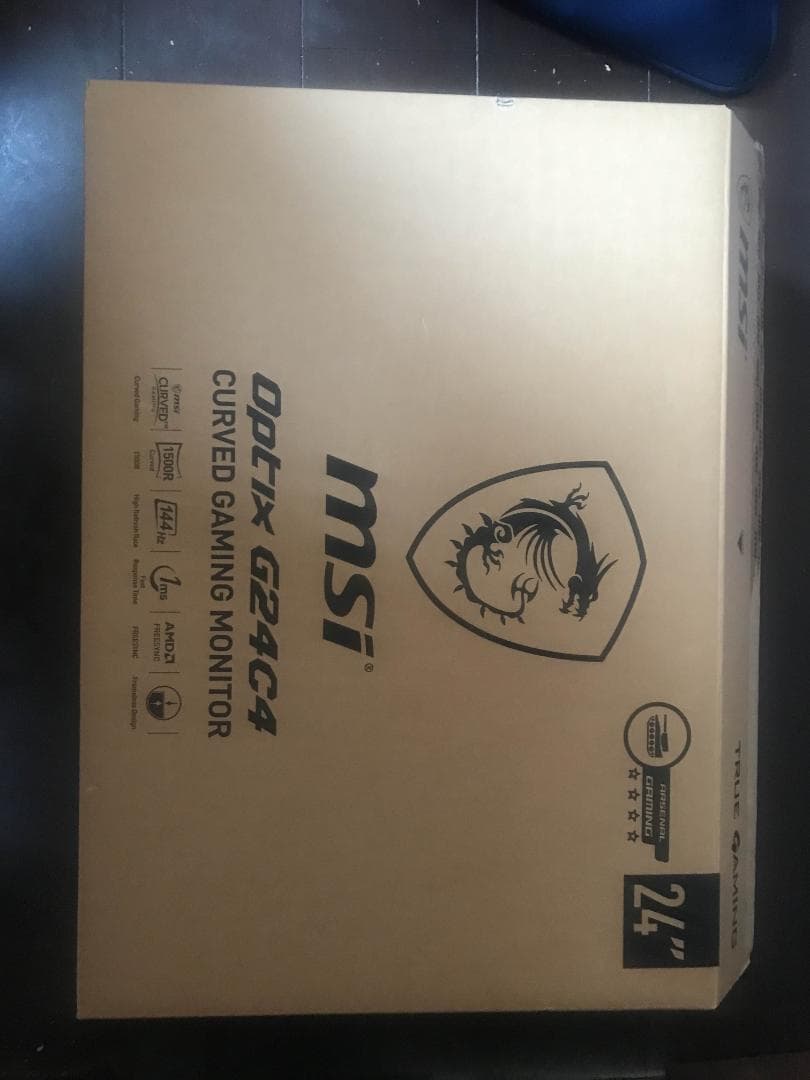 ディスプレイ・モニター本体 MSI Optix G24C4 144Hz 1ms