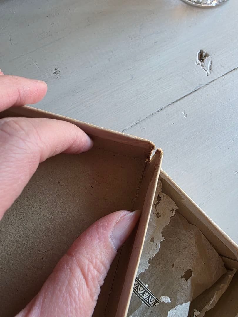 フランスアンティーク 19世紀 アンティークコルセット箱　南フランス