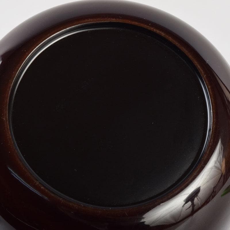 茶道具　玉泉作　春秋蒔絵　平棗　共箱　V　8736