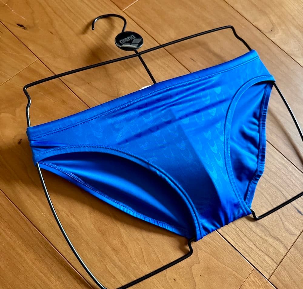 【美品】SPEEDO アクアブレードⅡ　ダイナカット　ブルー　ウロコ　競パン