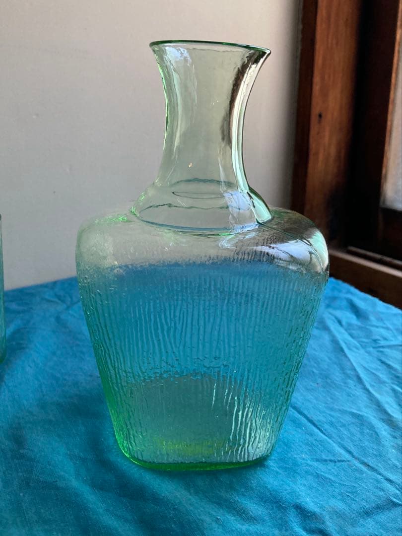 古道具　ウランガラス　ディキャンタグラス　昭和初期