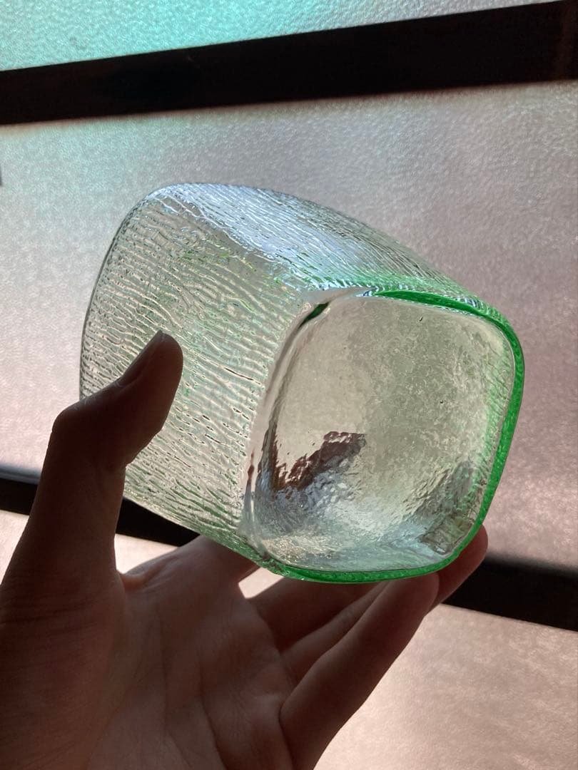 古道具　ウランガラス　ディキャンタグラス　昭和初期