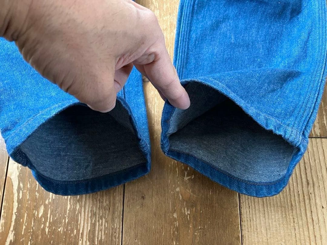 nanamica ナナミカ デニム サルエルパンツ W32 日本製 カーゴパンツ