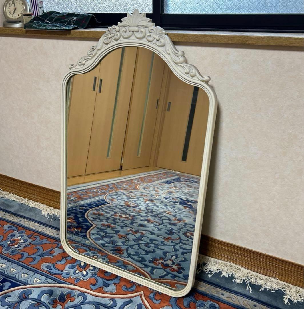 店舗什器アンティーク　mirror 美容院　鏡